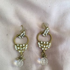 Hanging earrings